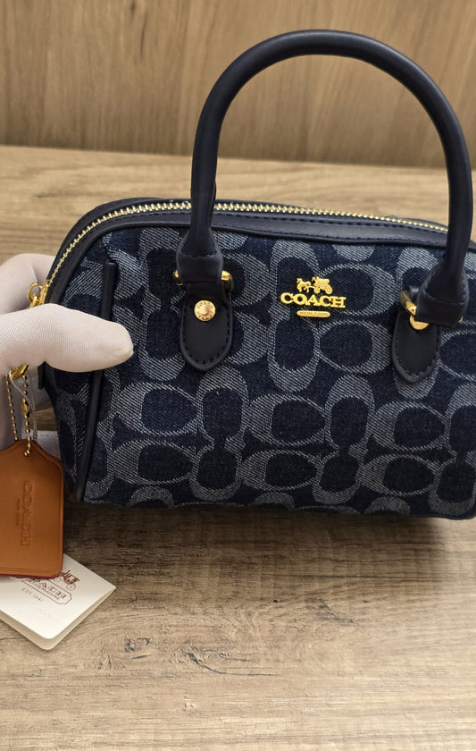 Bolso Mini Coach Azul
