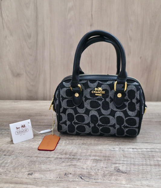 Bolso Mini Coach Negro