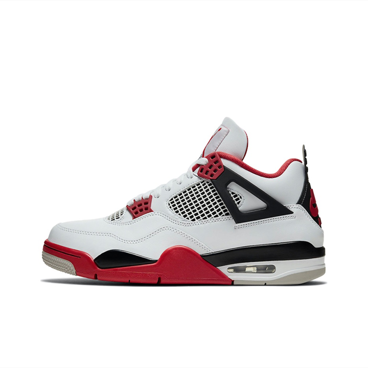 JORDAN 4 WHITE & RED